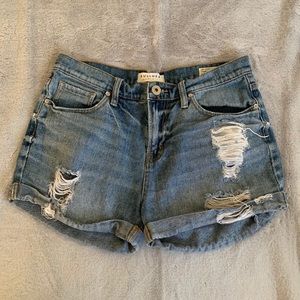 Bullhead distressed boyfriend shorts